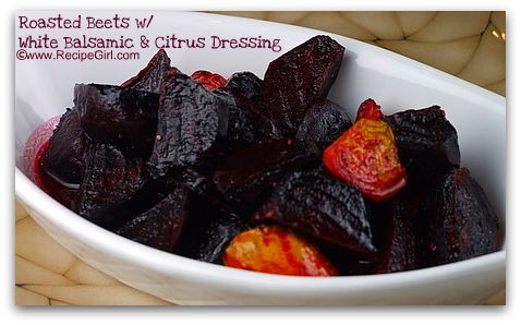 Roasted Beets with White