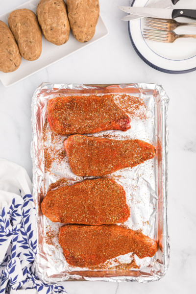 Grilled New York Strip Steak With Spicy Rub Recipe Girl