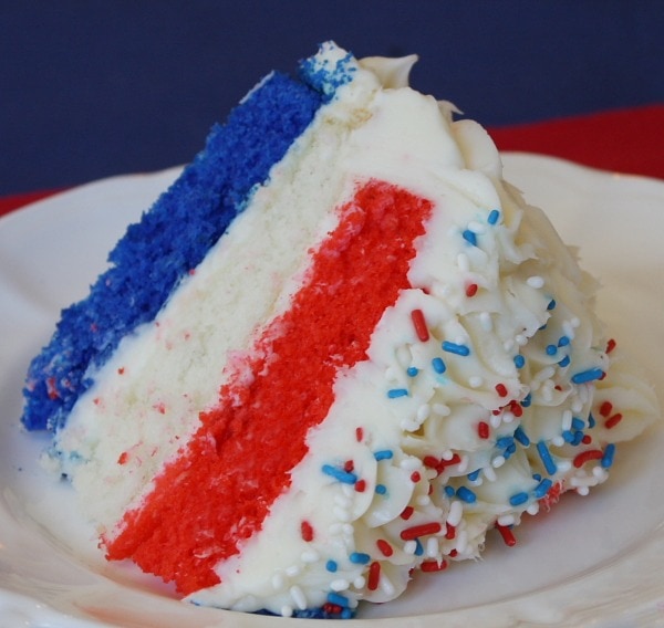 Red White And Blue Cake Recipe