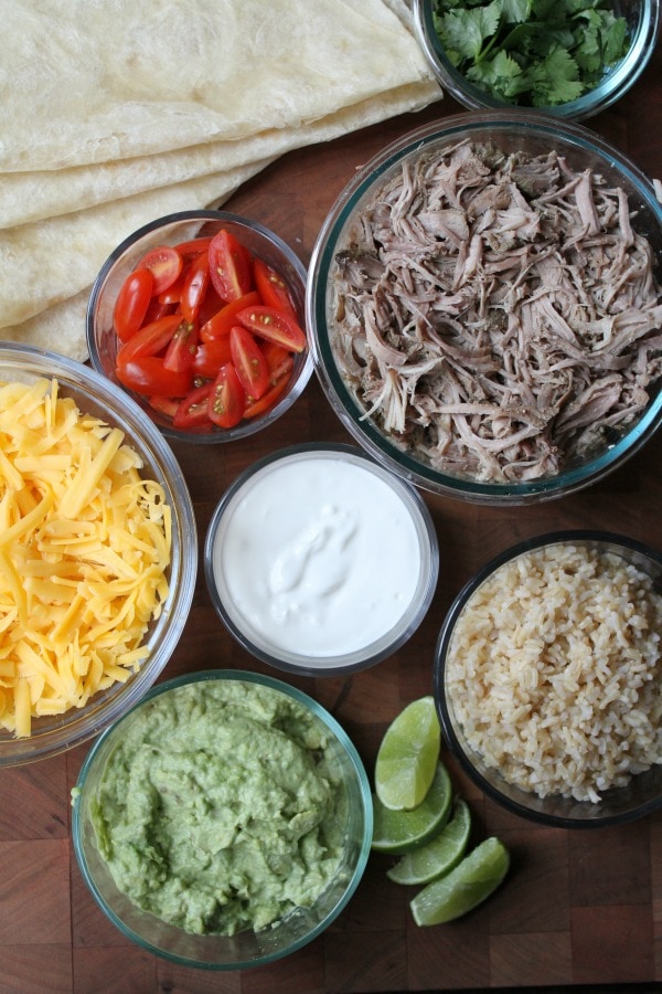 Slow Cooker Carnitas Burritos Recipe Girl