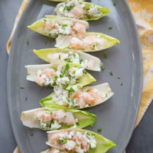 Endive with Shrimp Salad