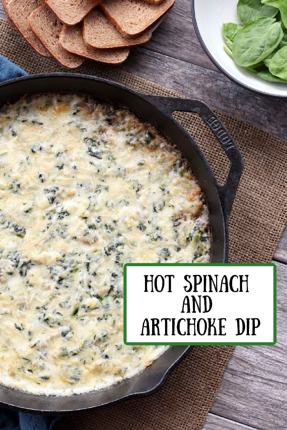 Hot Spinach Artichoke Dip - Recipe Girl