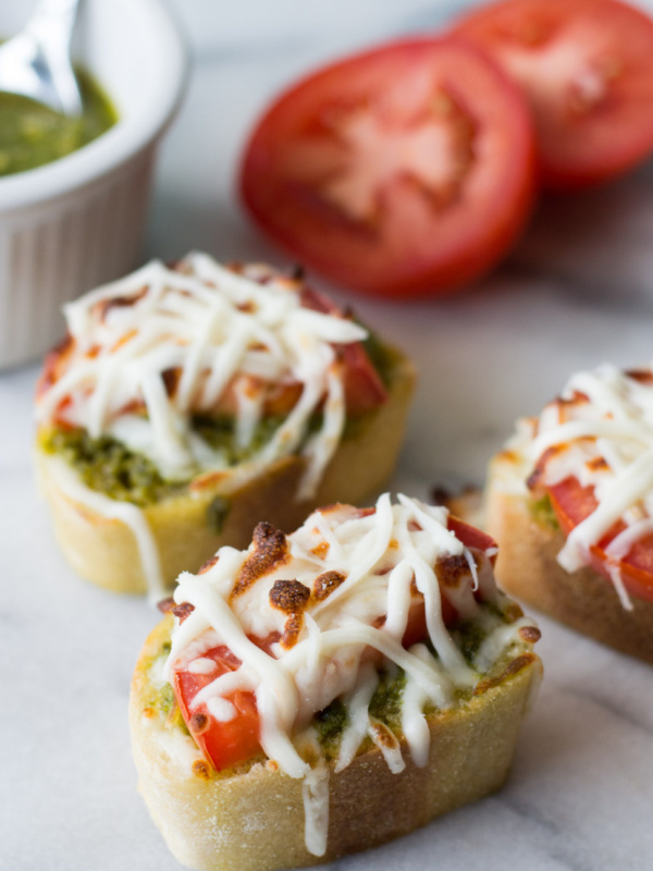 baguette pizza bites