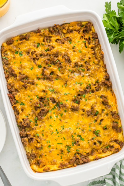 Easy Sausage Breakfast Casserole - Recipe Girl