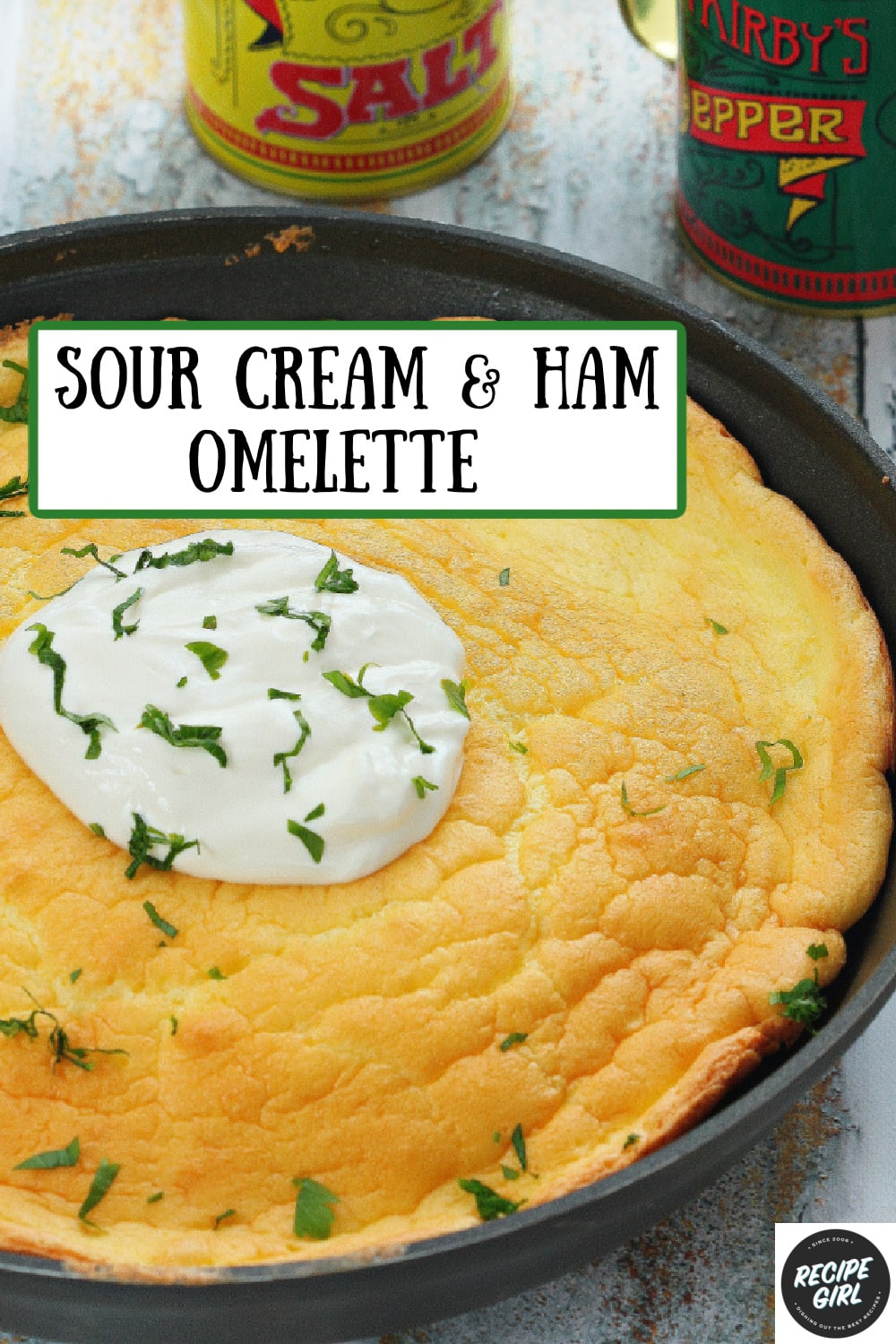 Sour Cream And Ham Omelette - Recipe Girl