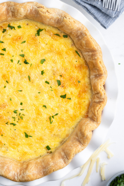 Swiss Onion Quiche - Recipe Girl