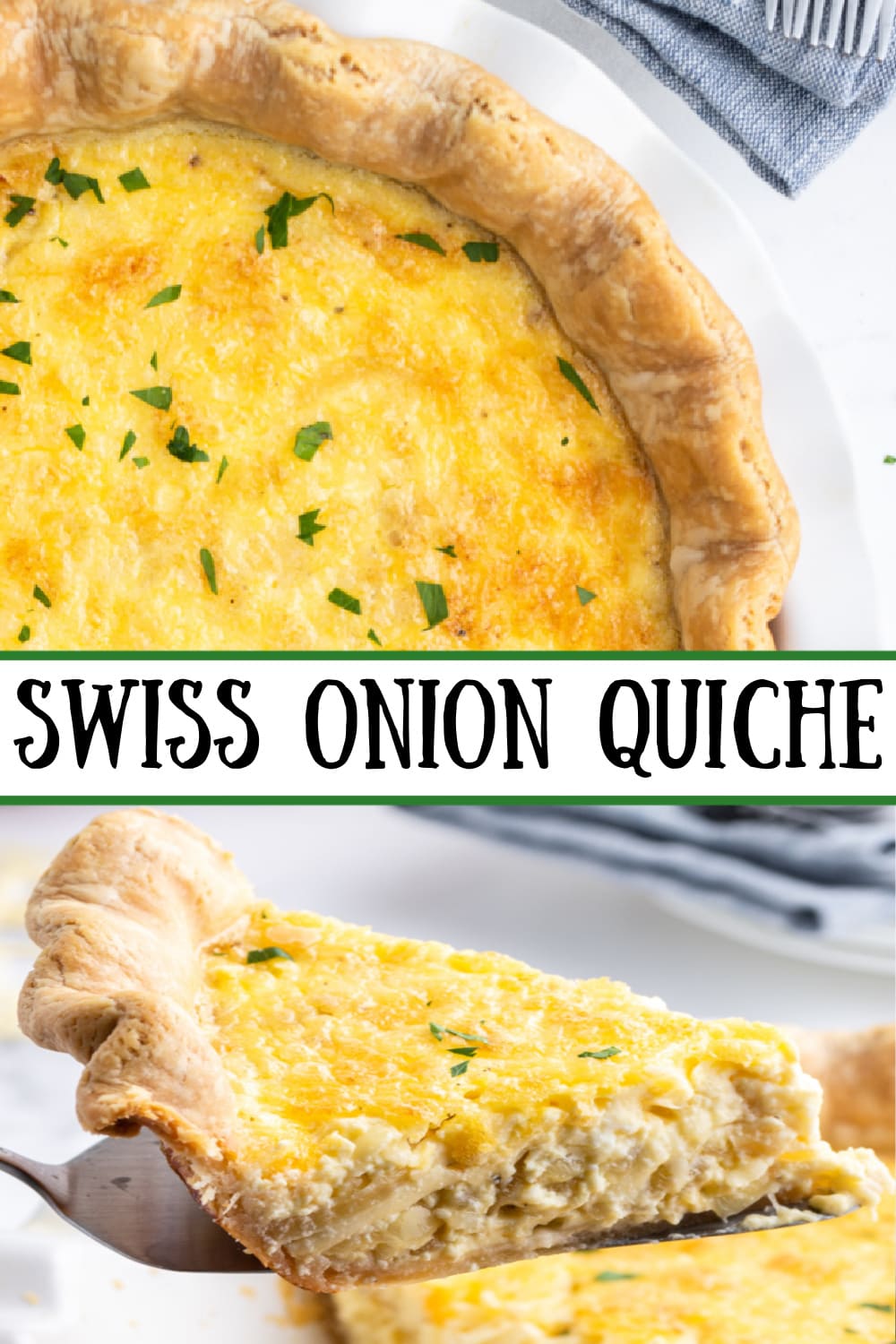 Swiss Onion Quiche - Recipe Girl