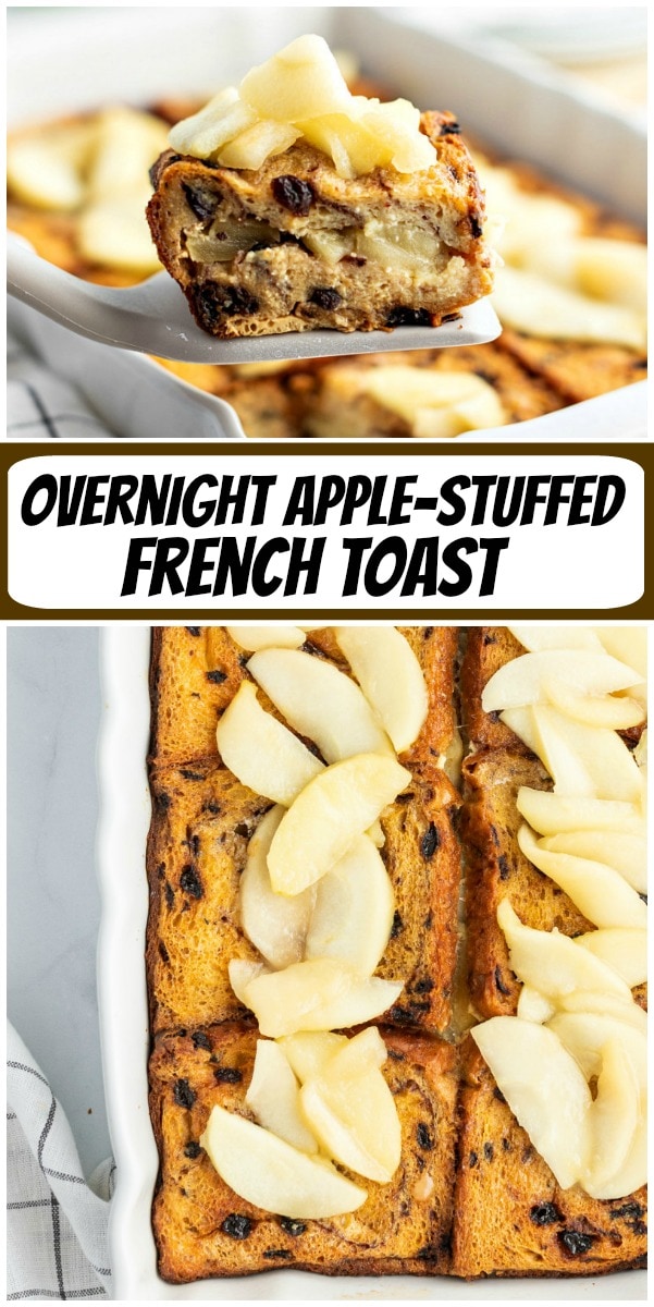 Overnight Apple Stuffed French Toast - Recipe Girl