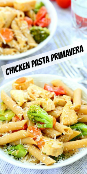 Chicken Pasta Primavera - Recipe Girl