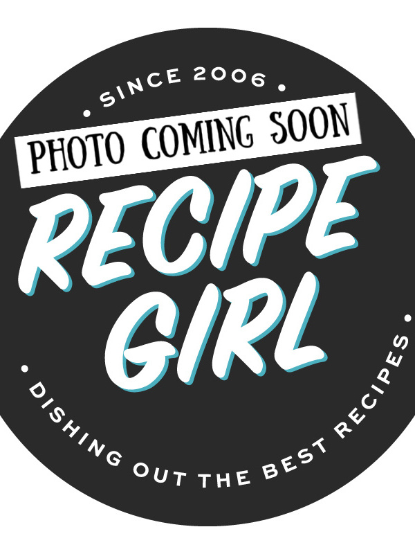 recipegirl logo with photo coming soon announcement