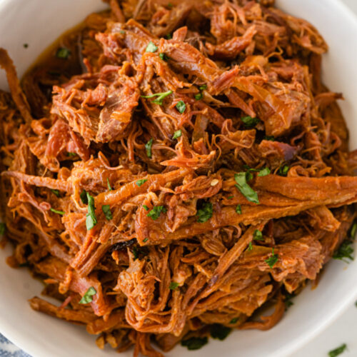 bowl of pulled pork