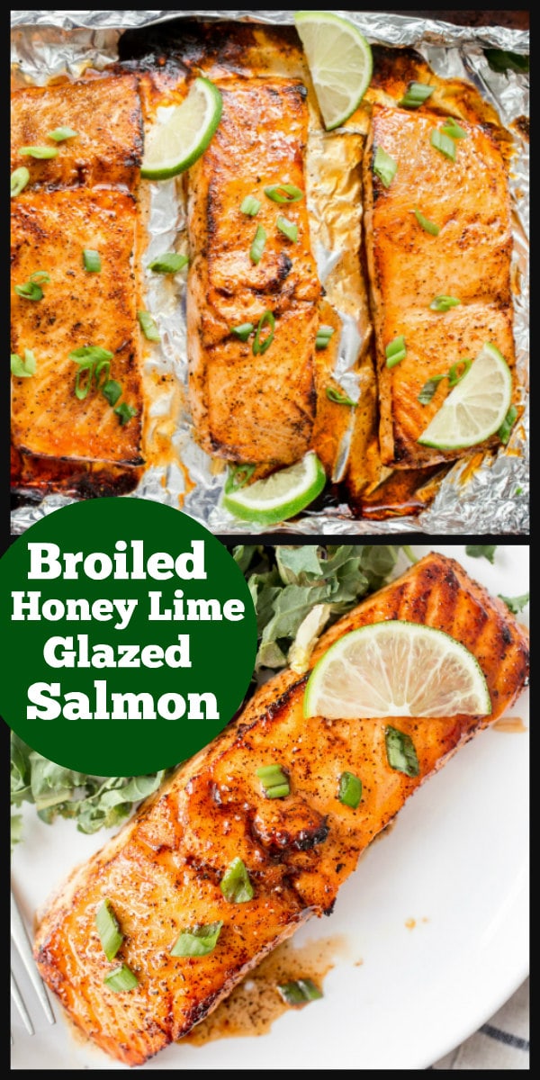 Broiled Honey Lime Glazed Salmon - Recipe Girl