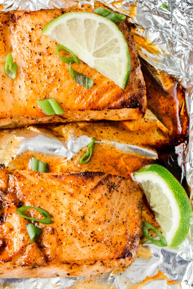 Broiled Honey Lime Glazed Salmon - Recipe Girl