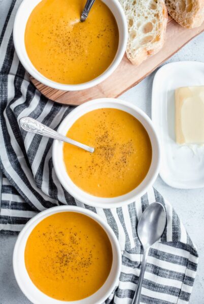 Carrot and Butternut Squash Soup - Recipe Girl