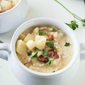 Potato Soup with Bacon - Recipe Girl