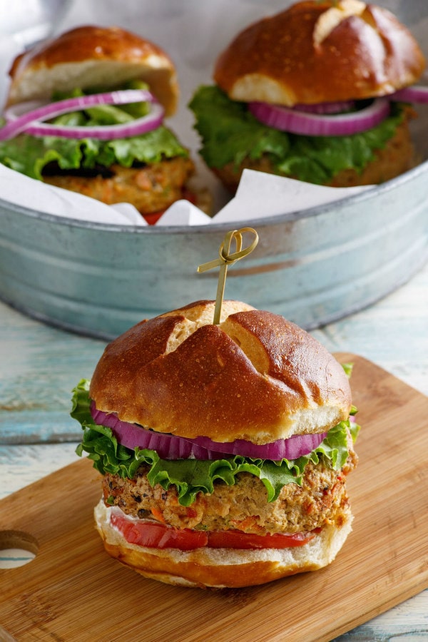 Turkey Garden Burgers - Recipe Girl