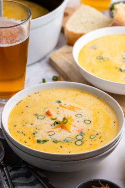 Wisconsin Style Beer Cheese Soup - Recipe Girl