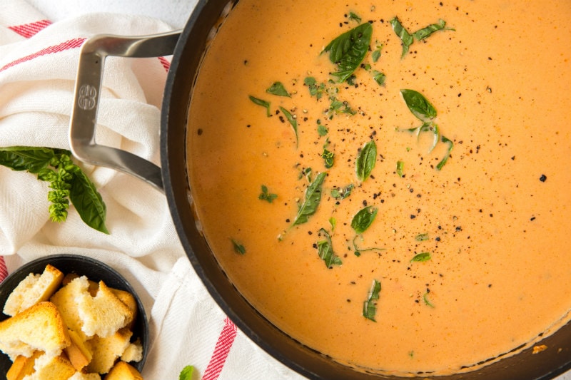 Herbed Tomato Soup - Recipe Girl