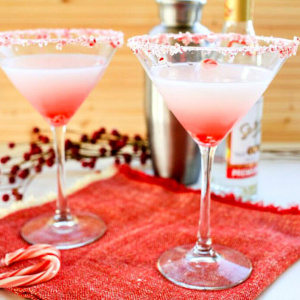 Candy Cane Martini - Recipe Girl