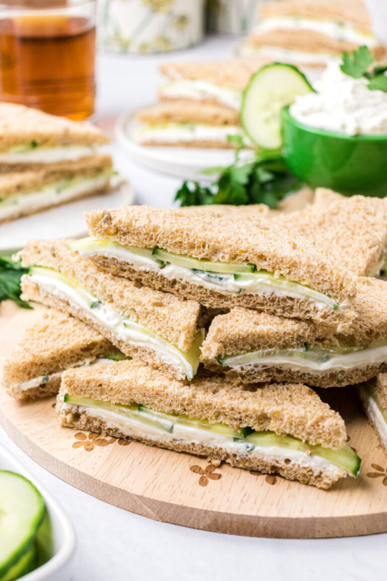 Goat Cheese Finger Sandwiches - Recipe Girl