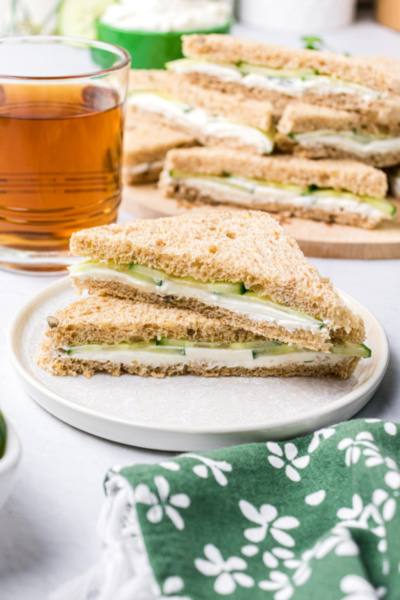 Goat Cheese Finger Sandwiches - Recipe Girl