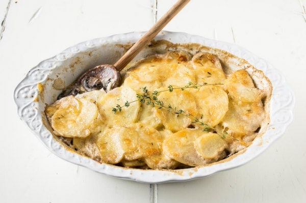 Mushroom and Potato Gratin  Recipe Girl