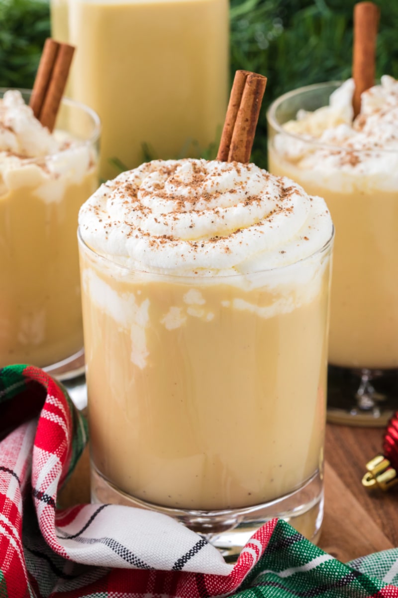 Eggnog Recipe (Spiked and Non-alcoholic version) - Cookie Dough