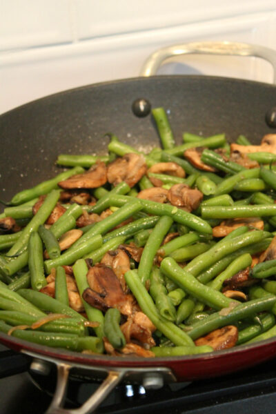 Green Beans with Mushrooms and Shallots - Recipe Girl