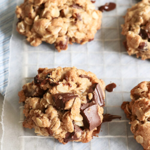 Healthier Chocolate Chip Oatmeal Cookies - Recipe Girl