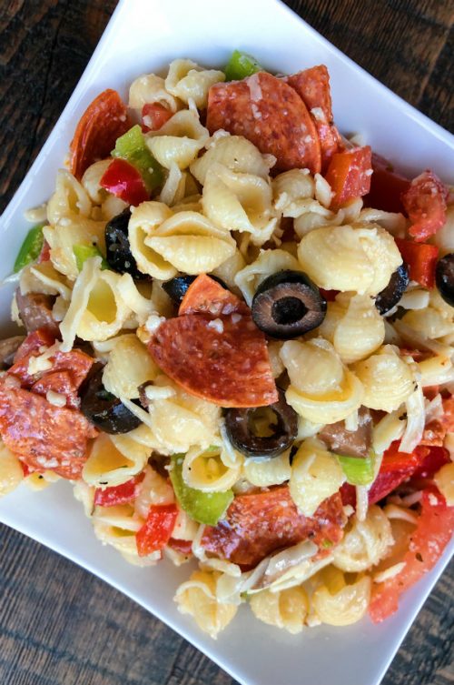 Pizza Pasta Salad Recipe Girl 3472