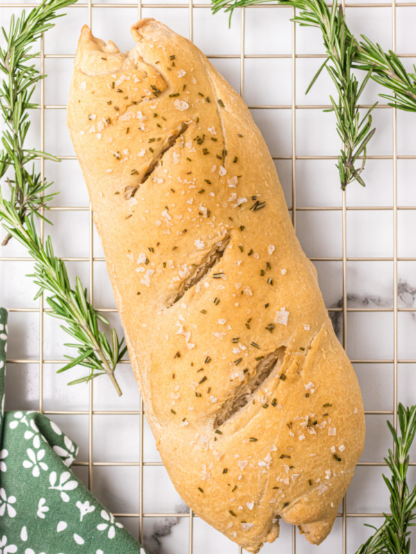 rosemary sea salt italian bread loaf