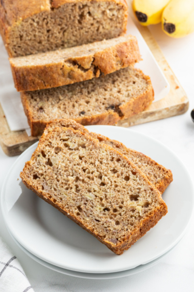 Agave Sweetened Low Fat Banana Bread - Recipe Girl