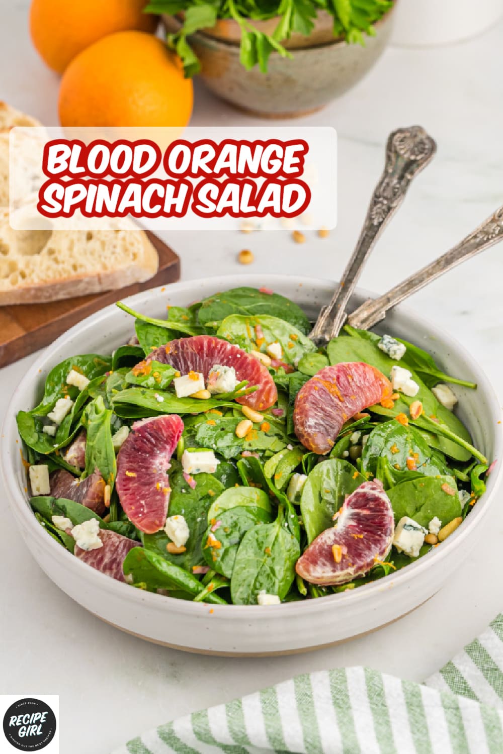 Blood Orange Spinach Salad - Recipe Girl