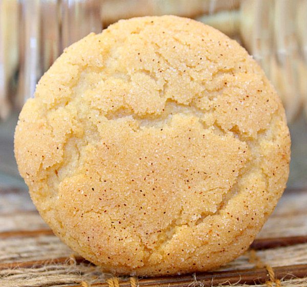 brown butter snickerdoodle cookie