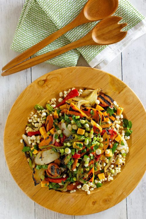 Grilled Corn Dog Salad - Recipe Girl