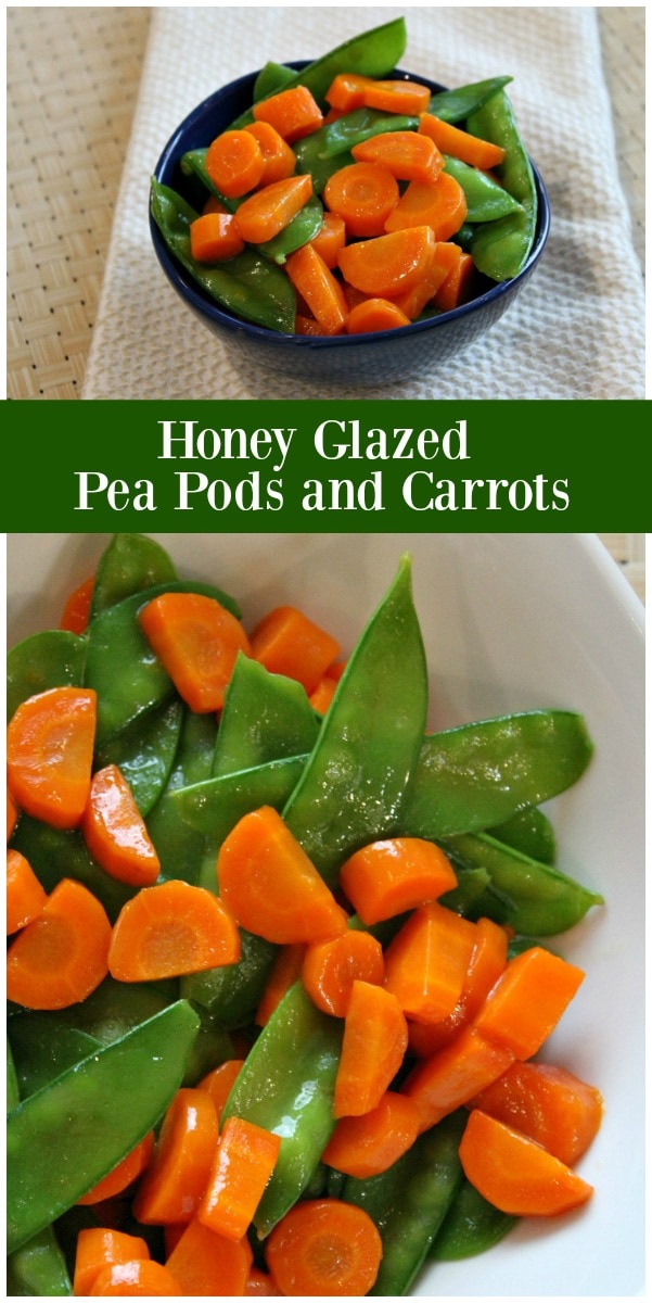 Honey Glazed Pea Pods and Carrots - Recipe Girl