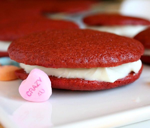 Red Velvet Whoopie Pies Recipegirl