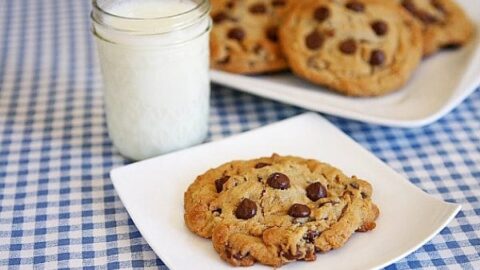 Reeses Stuffed Peanut Butter Chocolate Chip Cookies Recipe Girl