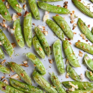 Roasted Sugar Snap Peas