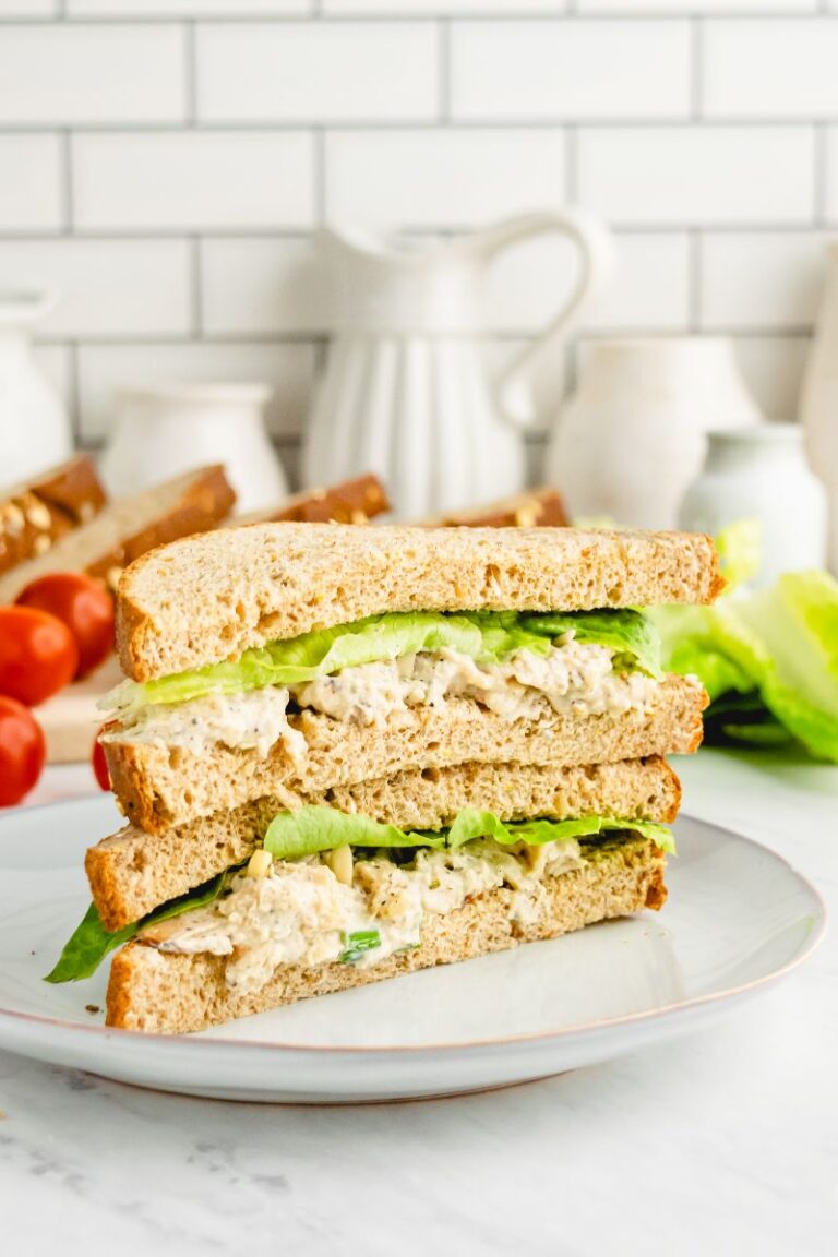 Chicken Almond Salad Sandwiches - Recipe Girl