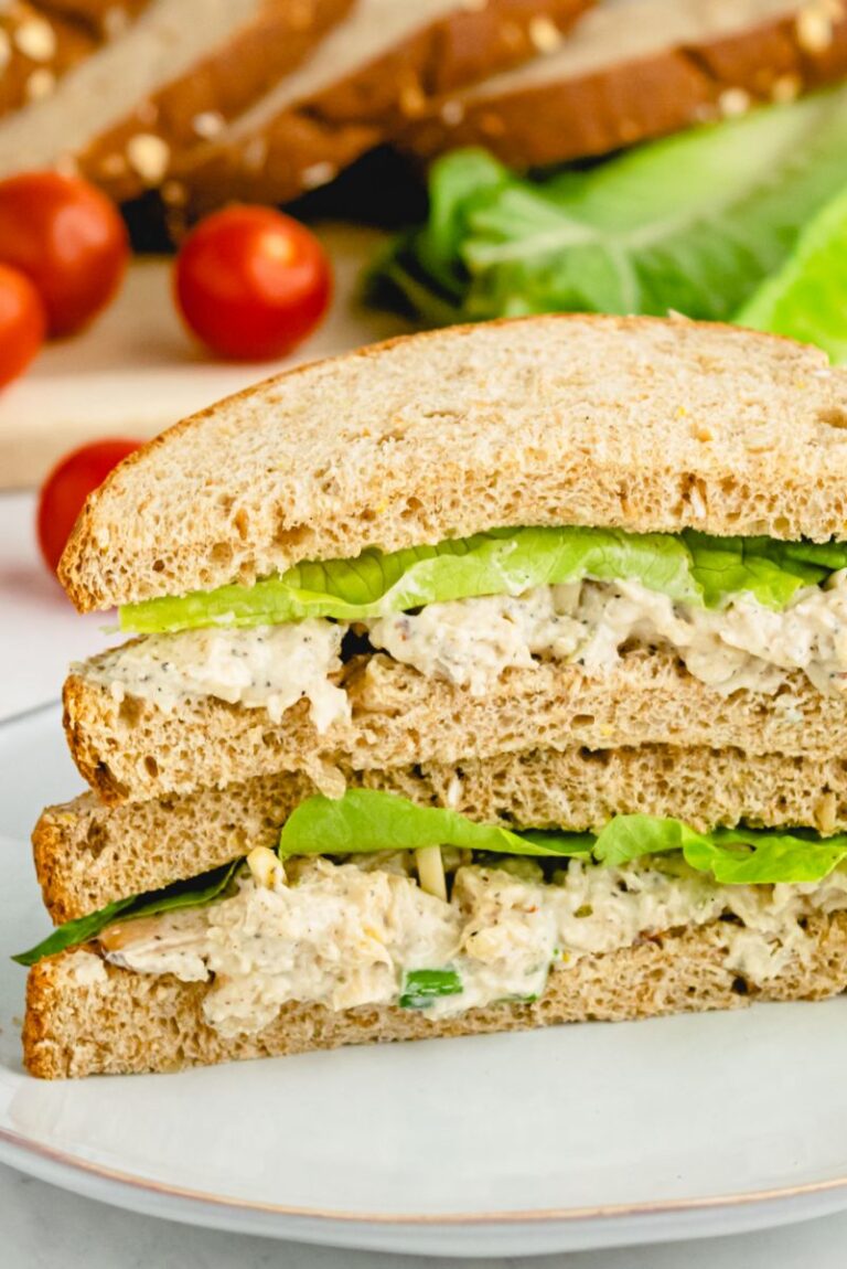 Chicken Almond Salad Sandwiches - Recipe Girl