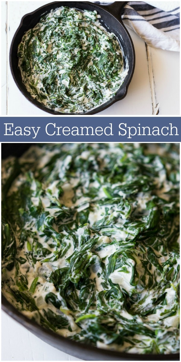 Easy Creamed Spinach - Recipe Girl