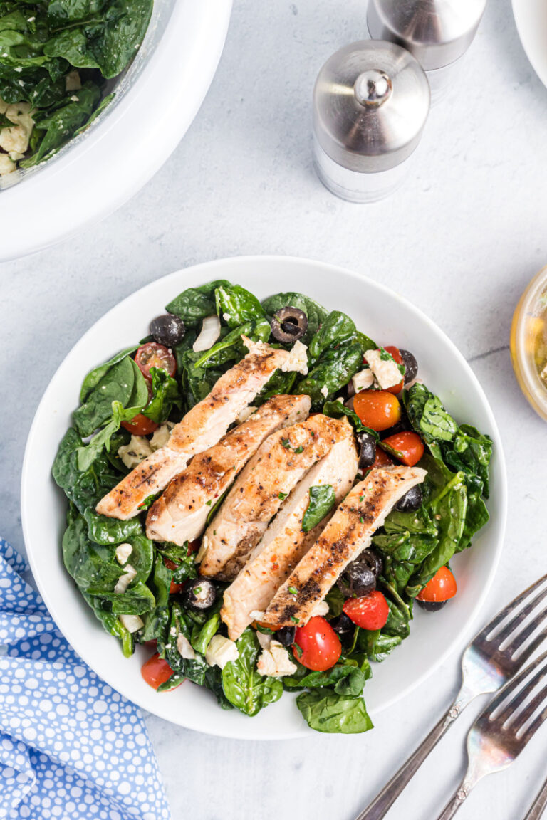 Grilled Chicken And Spinach Salad Recipe Girl 2690