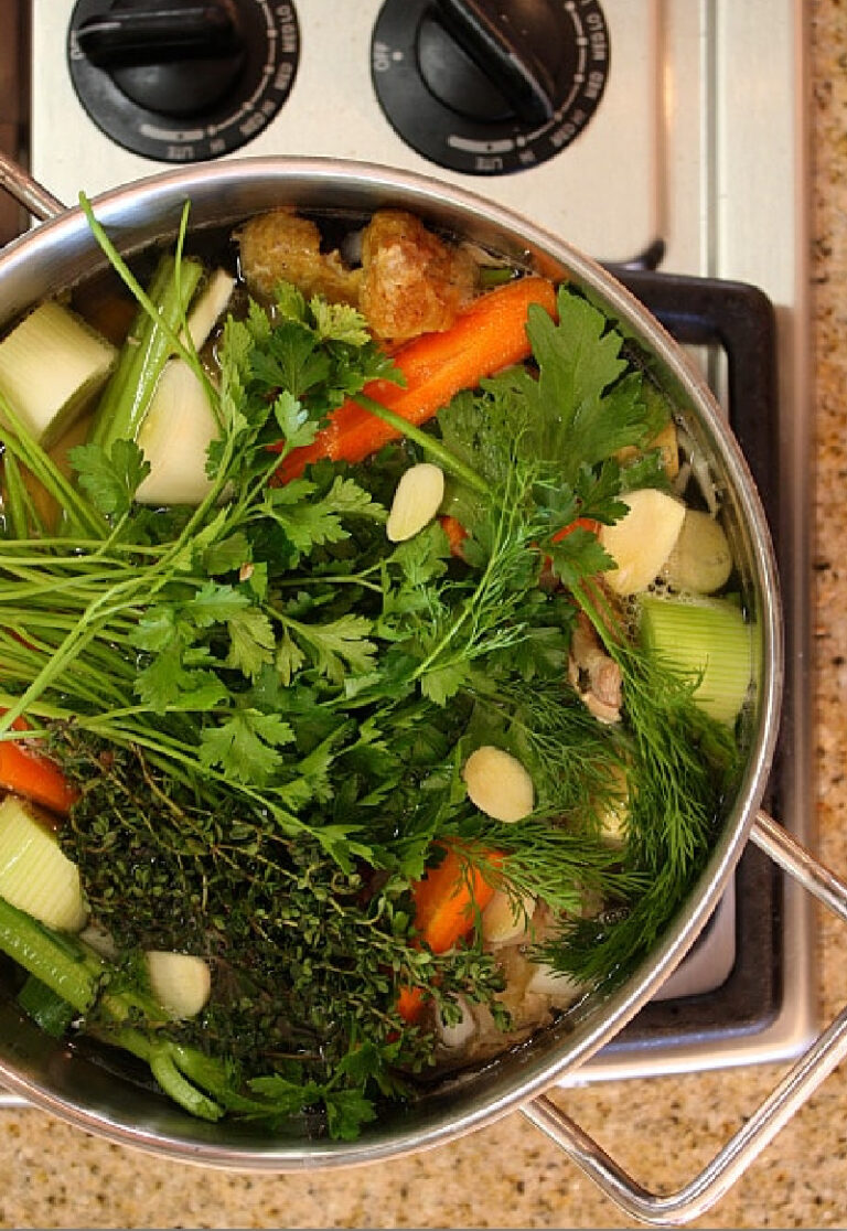 Homemade Chicken Stock Recipe Girl