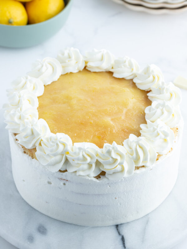 lemon truffle cake