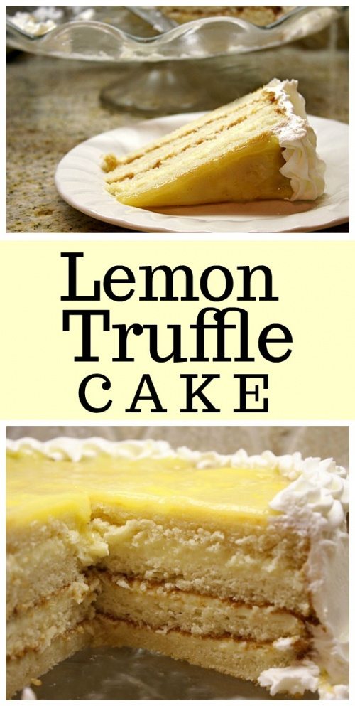 Lemon Truffle Cake - Recipe Girl