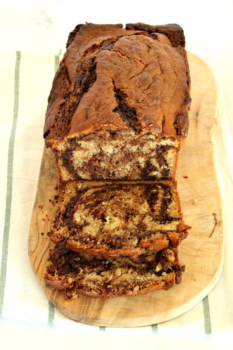 Nutella Swirled Banana Bread Recipe Girl 