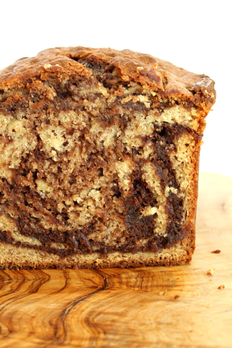 Nutella Swirled Banana Bread - Recipe Girl