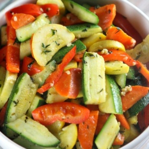 sauteed vegetables in bowl