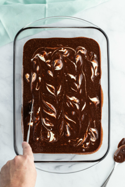 Cream Cheese Swirl Brownies With Heath Bars And Pecans - Recipe Girl